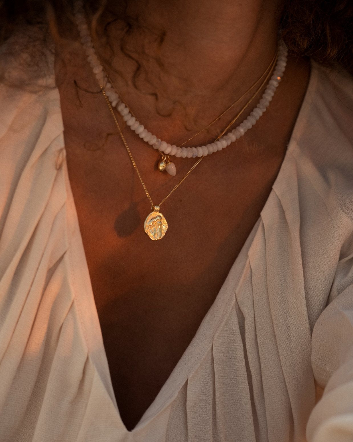 Juvi Necklace - Relic Merrow Coin - Gold