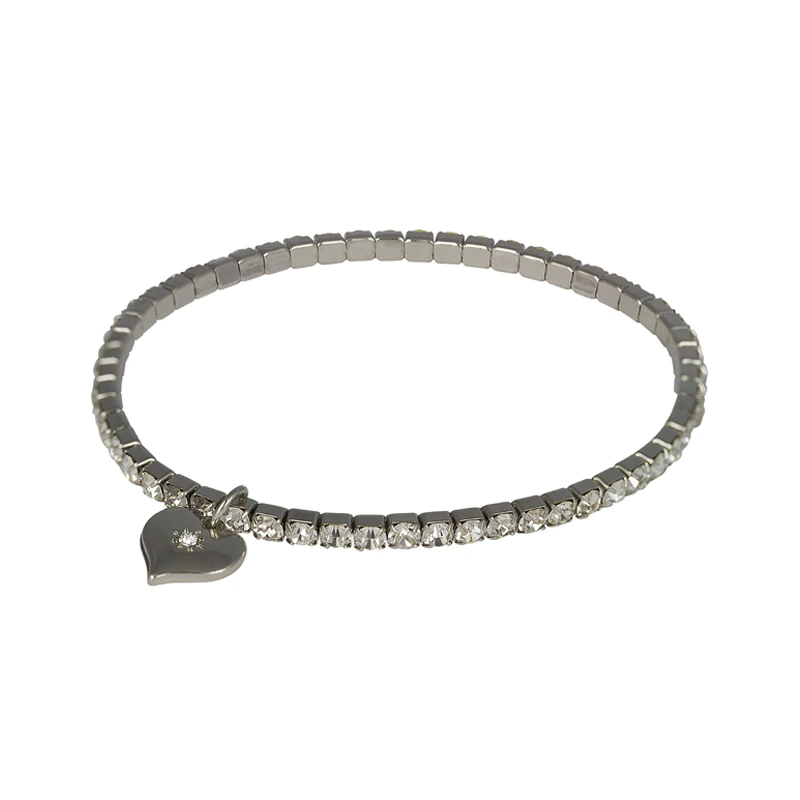 Lovett Bracelet - Diamante Stretch - Various Colours