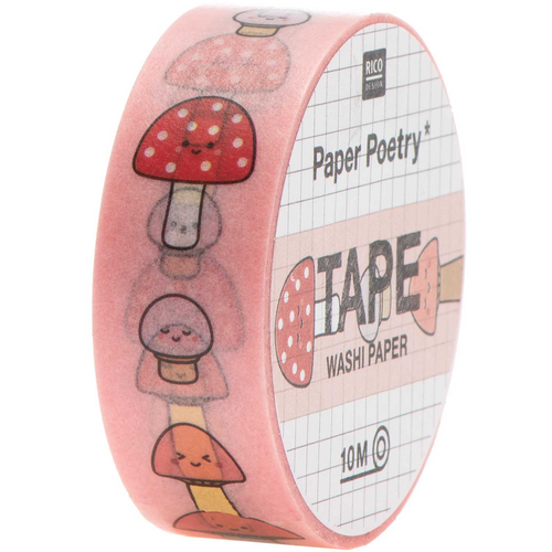 Paper Poetry Washi Tape - Mushrooms
