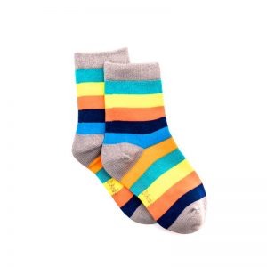 Polly & Andy Bamboo Childrens Socks - Rainbow