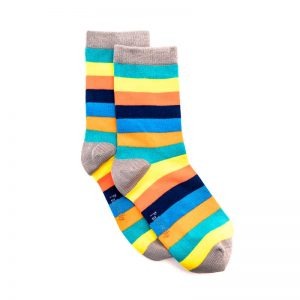 Polly & Andy Bamboo Childrens Socks - Rainbow