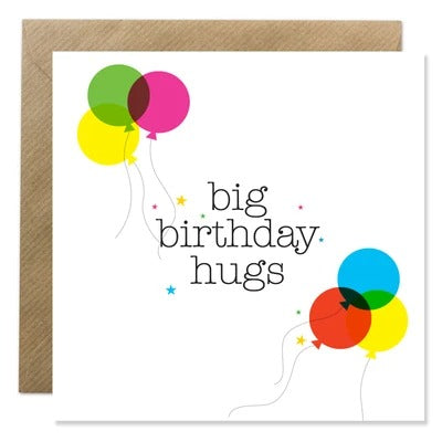 Bold Bunny - Happy Birthday Hugs