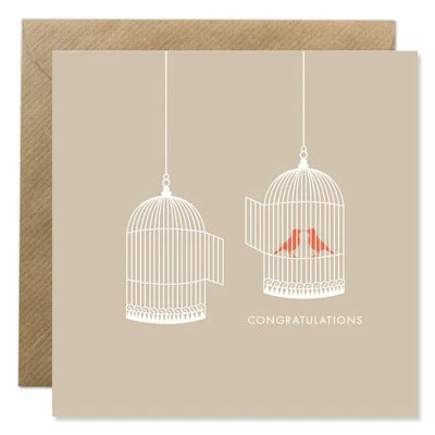 Bold Bunny - Congratulations Birdcage