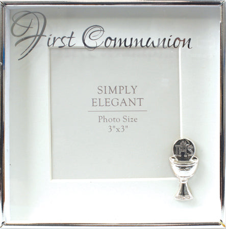 CBC Communion Photo Frame - Silver Square