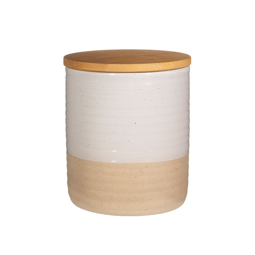Sass & Belle Kitchen - Stoneware Half Glaze Storage Jar