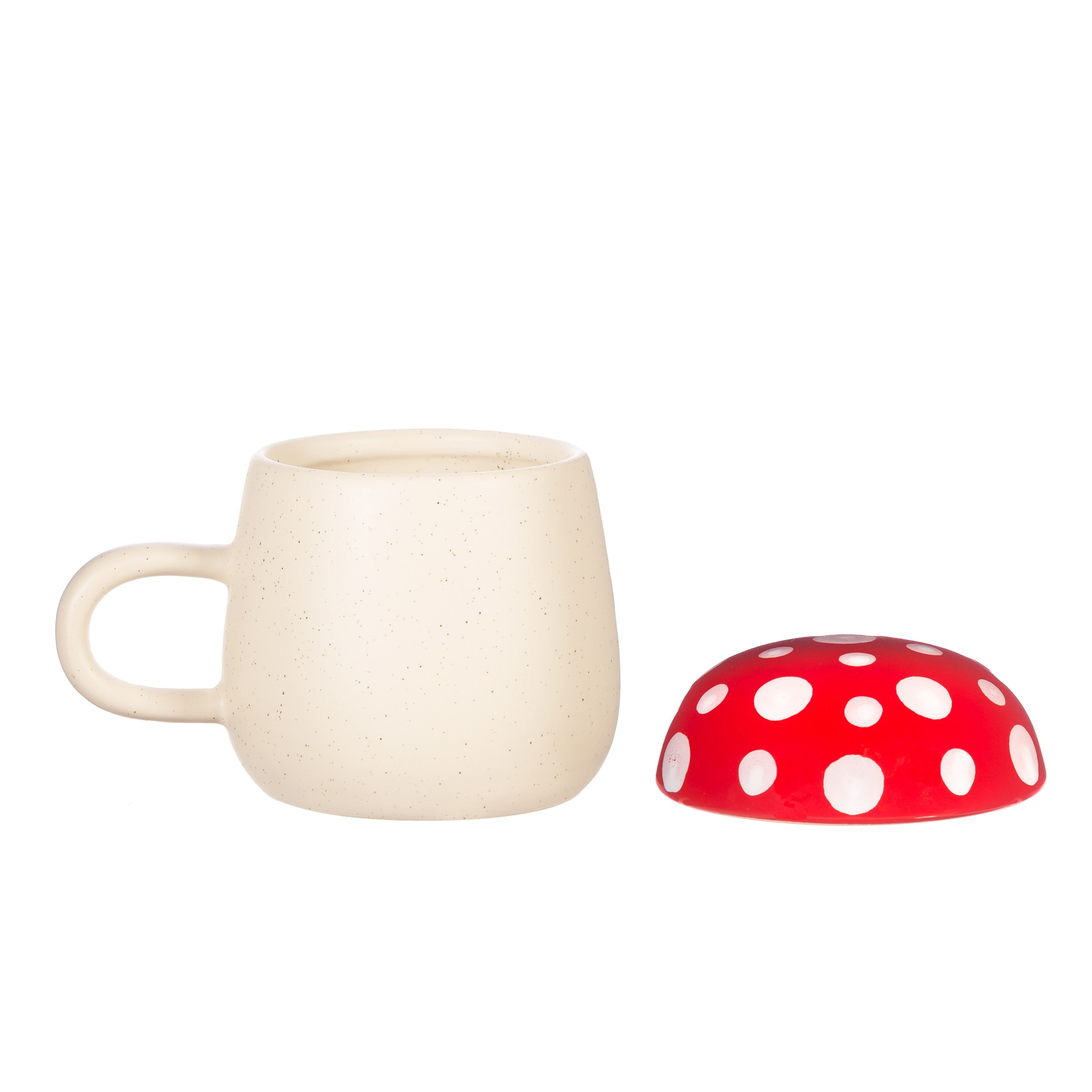 Sass & Belle Mug - Mushroom with Lid