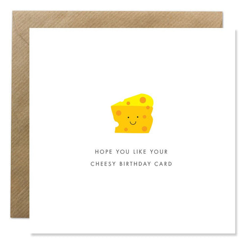 Bold Bunny - Cheesy Birthday Card