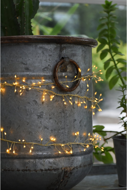 LightStyle Lights Cluster - Solar Silver