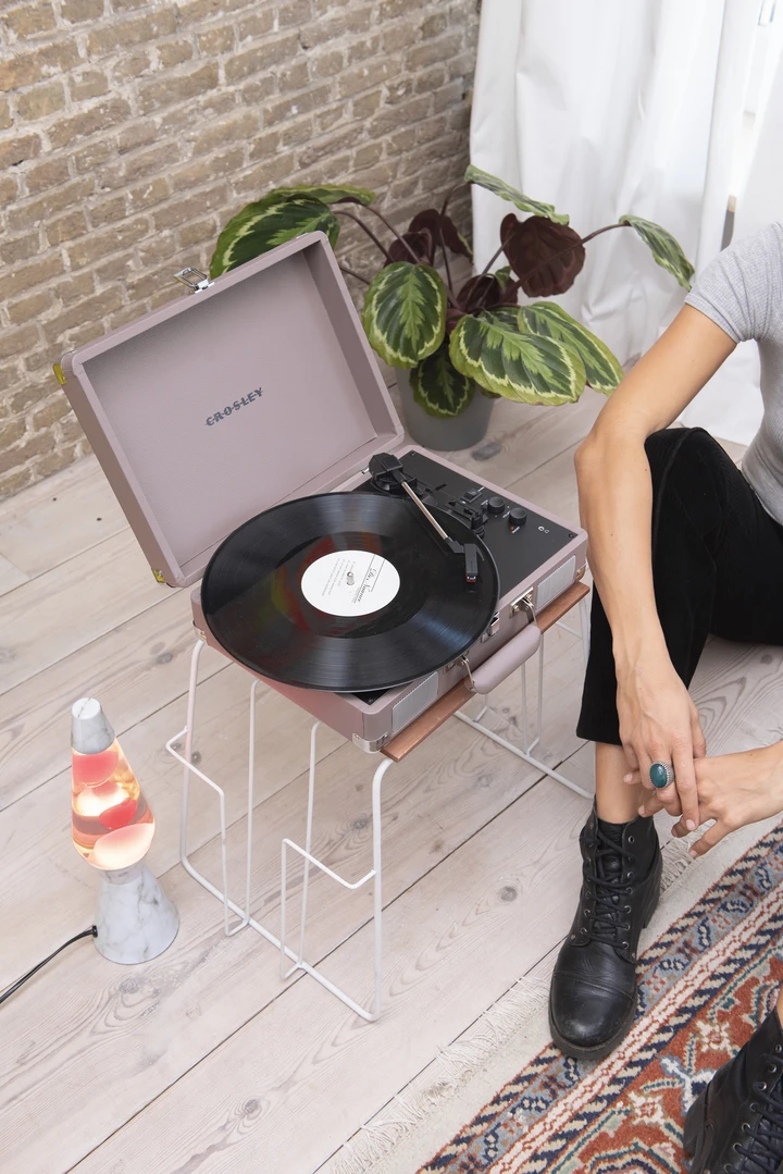 Crosley Vinyl Record Player - Cruiser Purple Ash