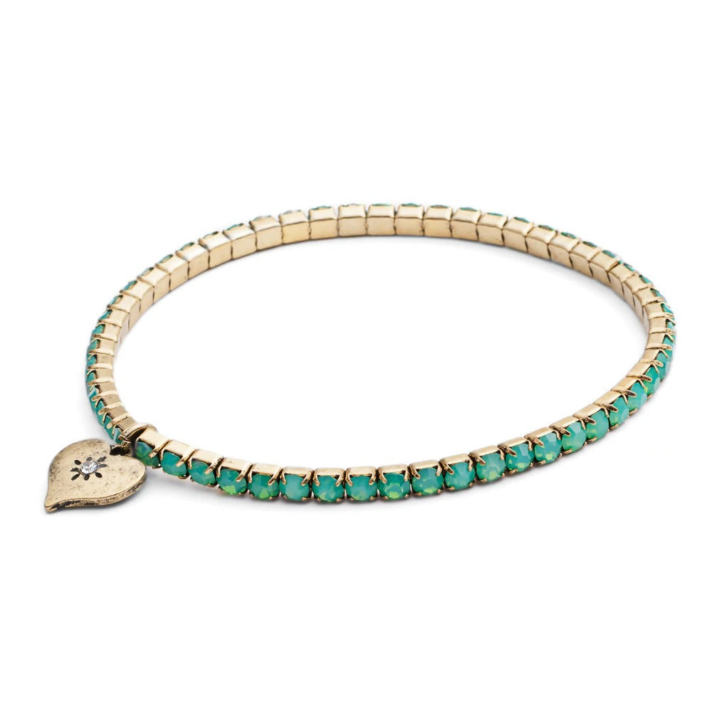 Lovett Bracelet - Diamante Stretch - Various Colours