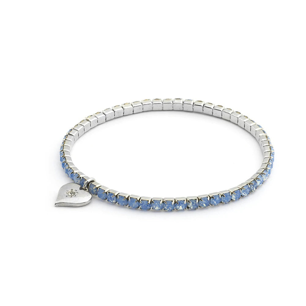 Lovett Bracelet - Diamante Stretch - Various Colours