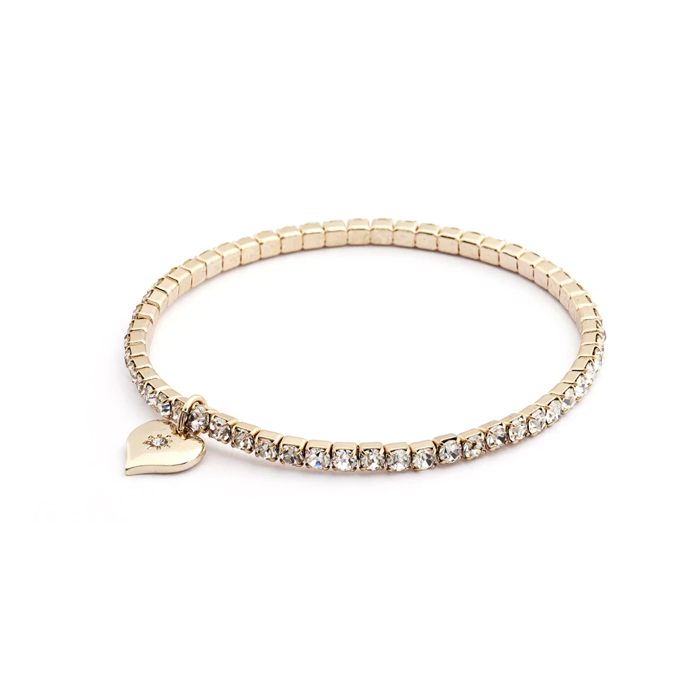 Lovett Bracelet - Diamante Stretch - Various Colours