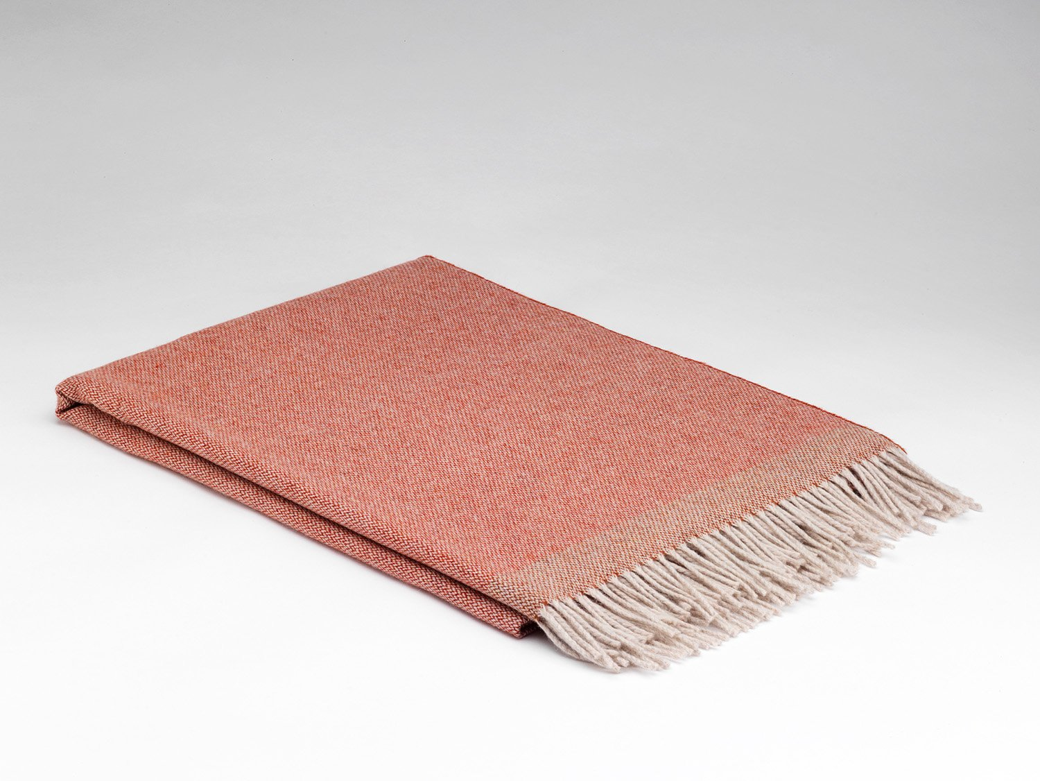 McNutt of Donegal Throw in Eco Recycled Wool Garments - Fire