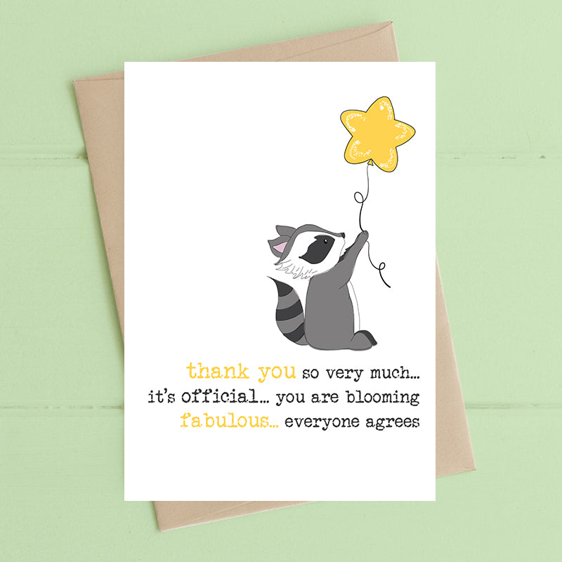 Dandelion Card - Thank you so very much