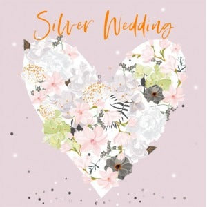 Belly Button Elle Card - Wedding Anniversary Silver