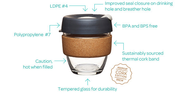 KeepCup Brew Cork Band - 12oz