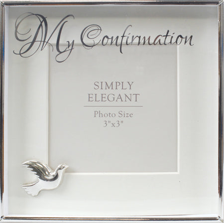 CBC Confirmation Photo Frame - Silver Square