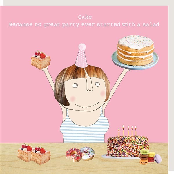 Rosie Made a Thing Card - Salad