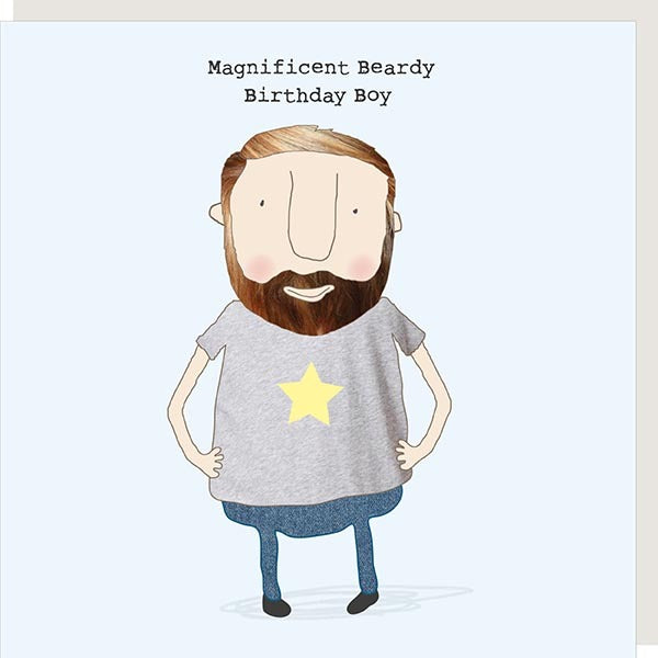 Rosie Made a Thing Card - Magnificent Beardy