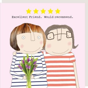 Rosie Made a Thing Card - Five Star Friend