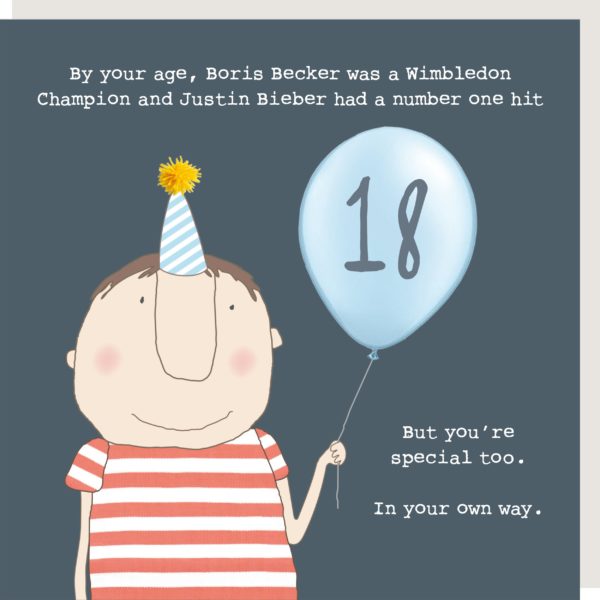 Rosie Made a Thing Card - Age 18 Boy