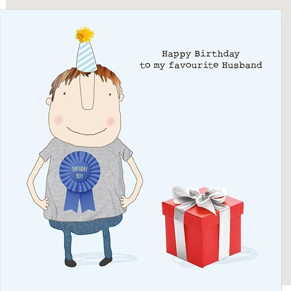 Rosie Made a Thing Card - Husband Favourite