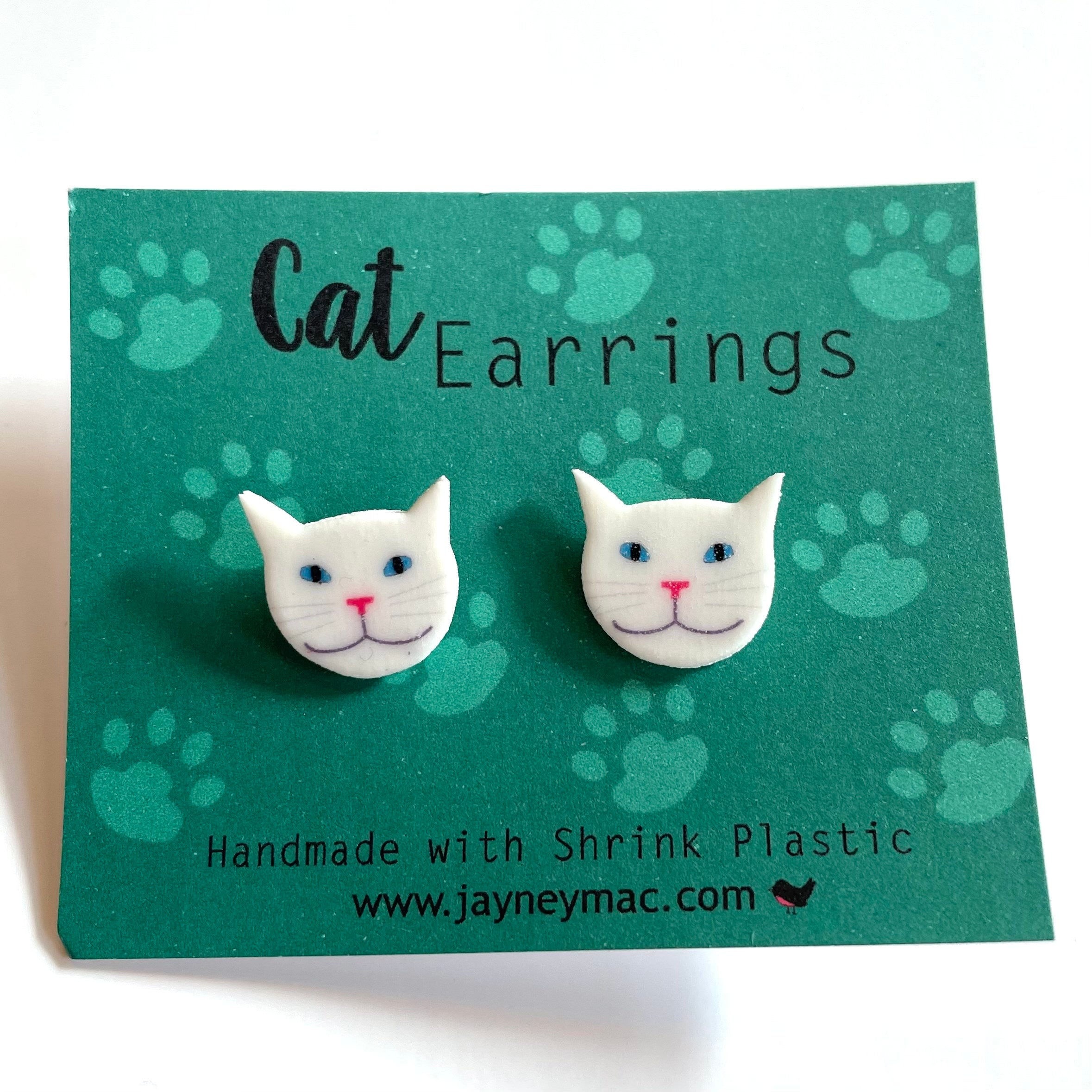 Jayney Mac Earrings - Stud Cats