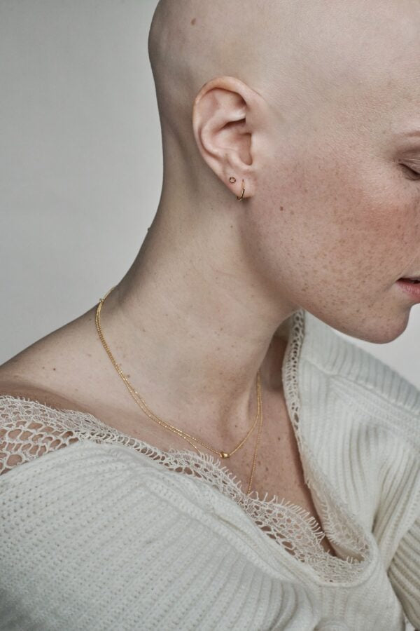 Juvi Earrings - Icon Tiny Hexagon Studs