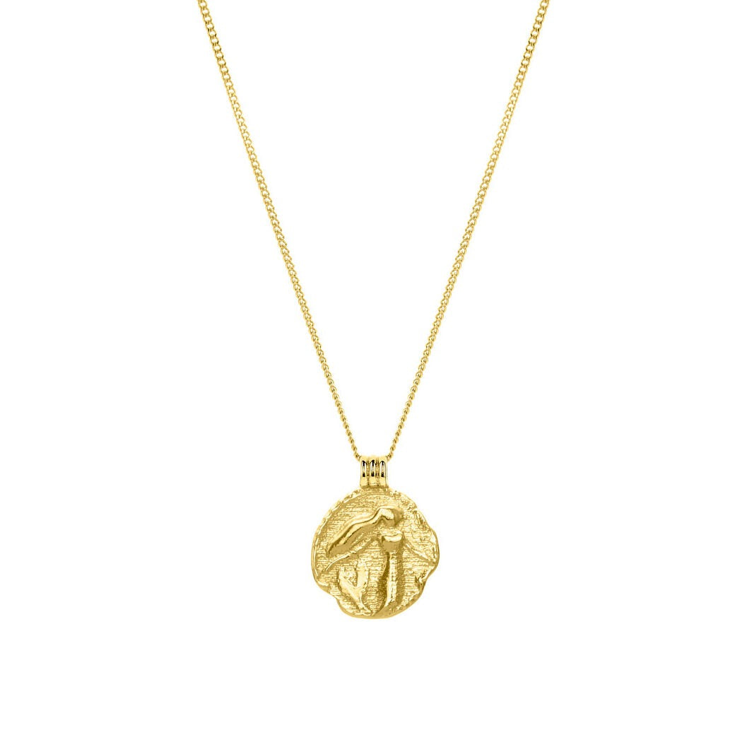 Juvi Necklace - Relic Merrow Coin - Gold