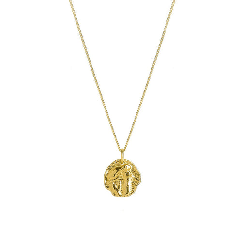 Juvi Necklace - Relic Merrow Coin - Gold