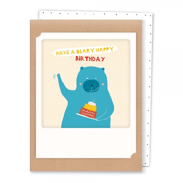 Pickmotion Mini-Card - Beary Happy Birthday