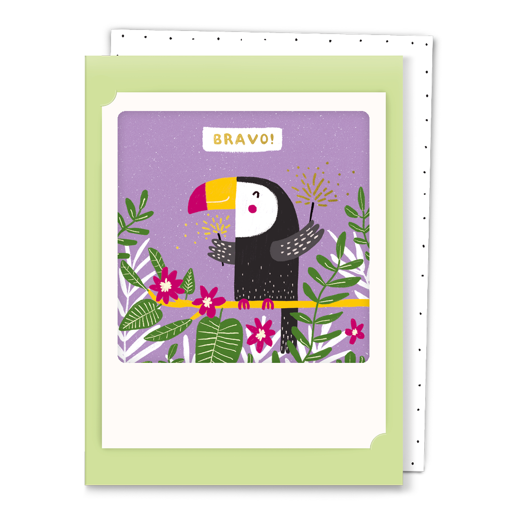 Pickmotion Mini-Card - Bravo Toucan