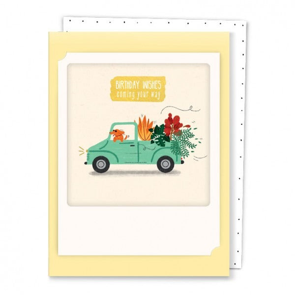 Pickmotion Mini-Card - Birthday Wishes coming your way