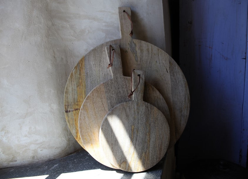 Nkuku Chopping Board - Pizza Mango Wood