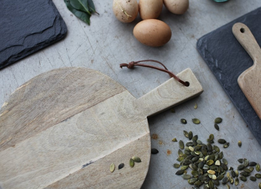 Nkuku Chopping Board - Pizza Mango Wood