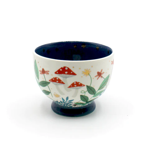 Disaster Designs Ceramics - Secret Garden Owl and Mushroom Cup
