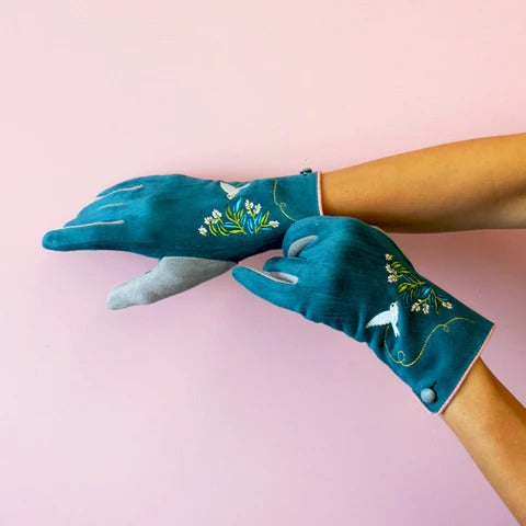 Disaster Designs Gloves - Secret Garden Bird