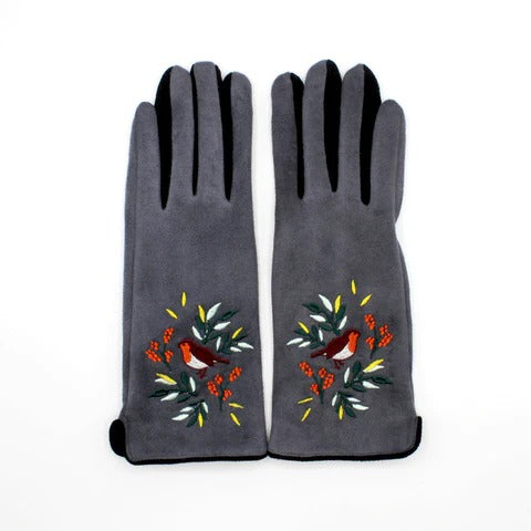Disaster Designs Gloves - Secret Garden Robin