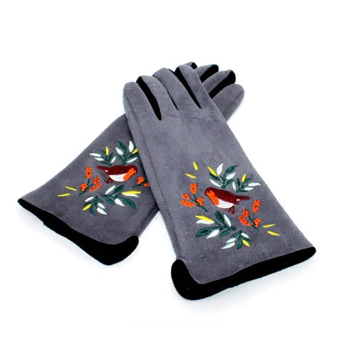 Disaster Designs Gloves - Secret Garden Robin