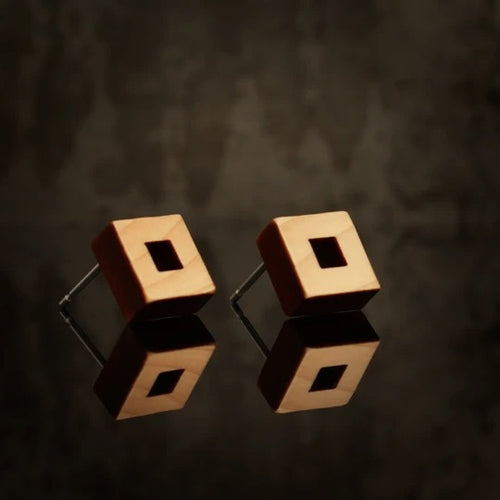 Rowena Sheen Earrings - Owey Design Stud