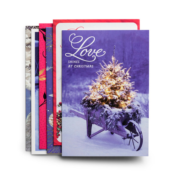 Christian Christmas Card Box - Christmas Verse Value box of 48