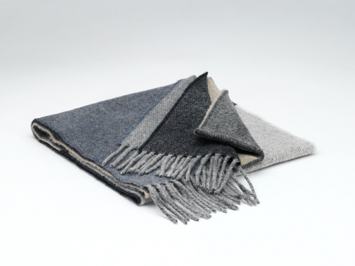 McNutt of Donegal Scarf Lambswool - Tokyo Stripe