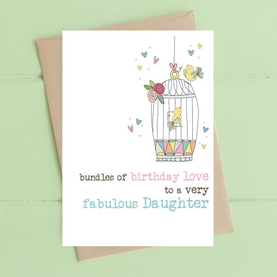 Dandelion Card - Fabulous Daughter