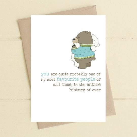 Dandelion Card - Favourite People