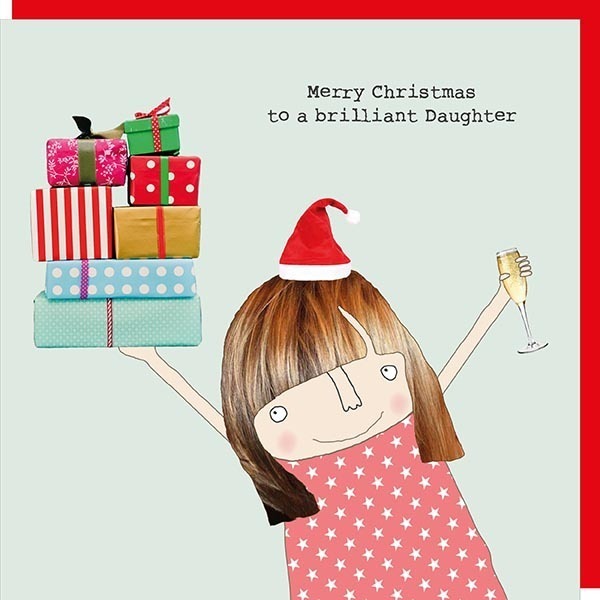 Rosie Made a Thing Christmas Card - Brilliant Daughter