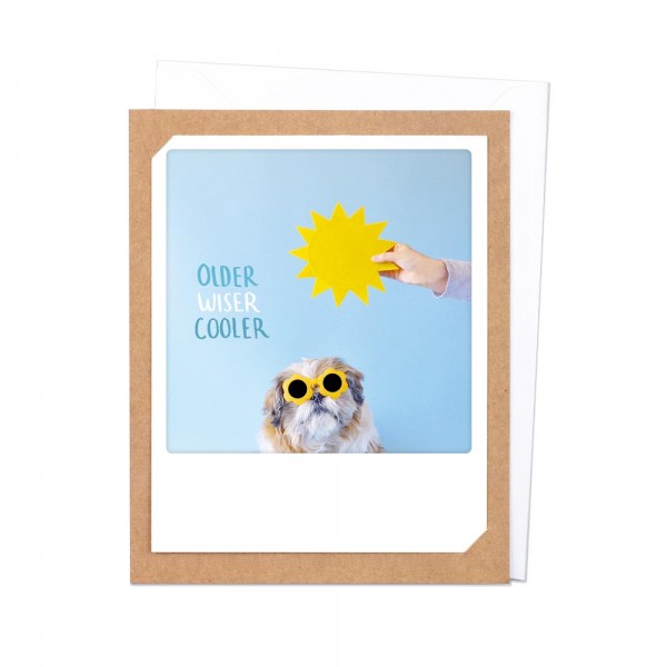 Pickmotion Photo-Card - Older Wiser Cooler