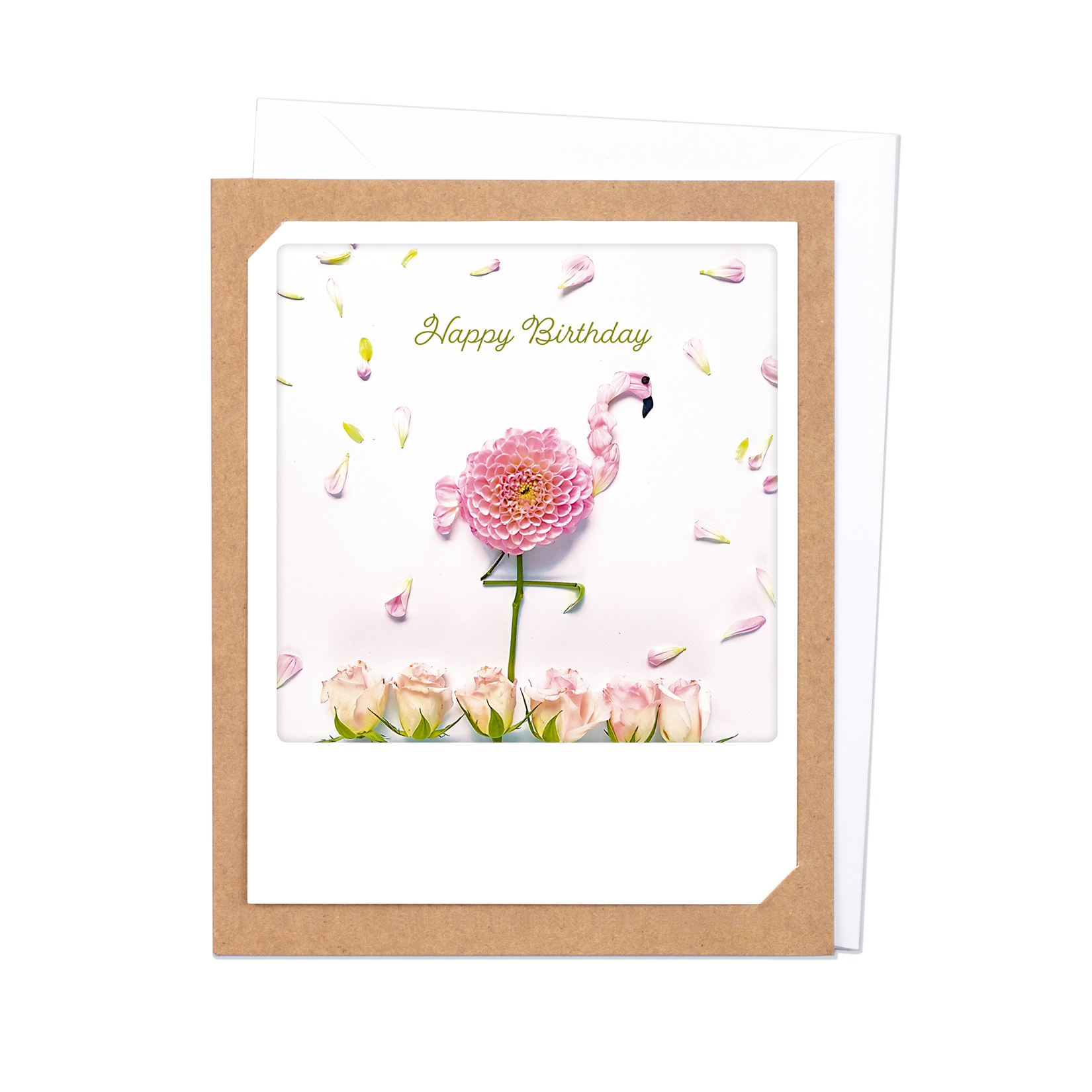 Pickmotion Photo-Card - Birthday Flamingo