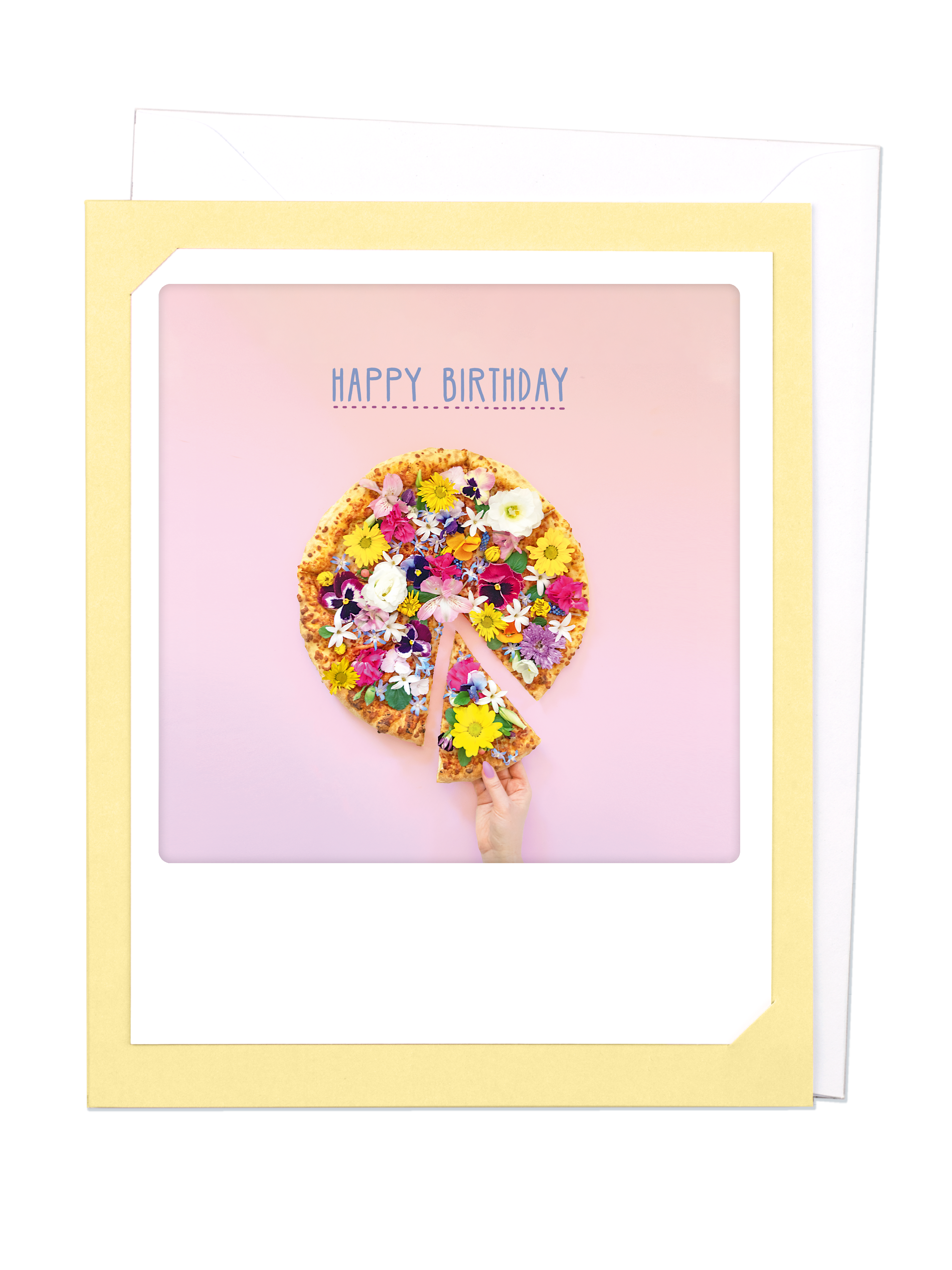 Pickmotion Photo-Card - Happy birthday Flower Cake