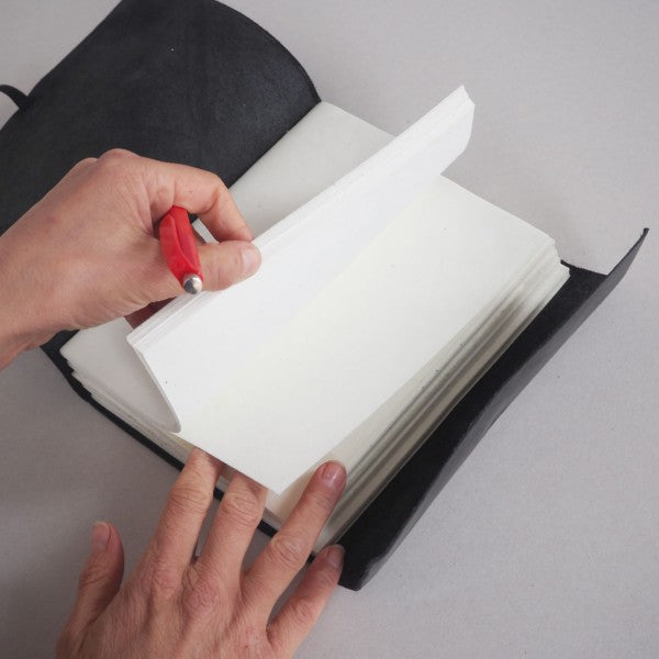 Paper High Journal - Buffalo Leather Wraparound