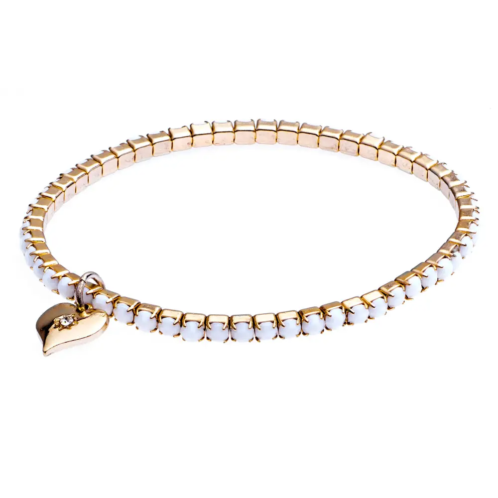Lovett Bracelet - Diamante Stretch - Various Colours